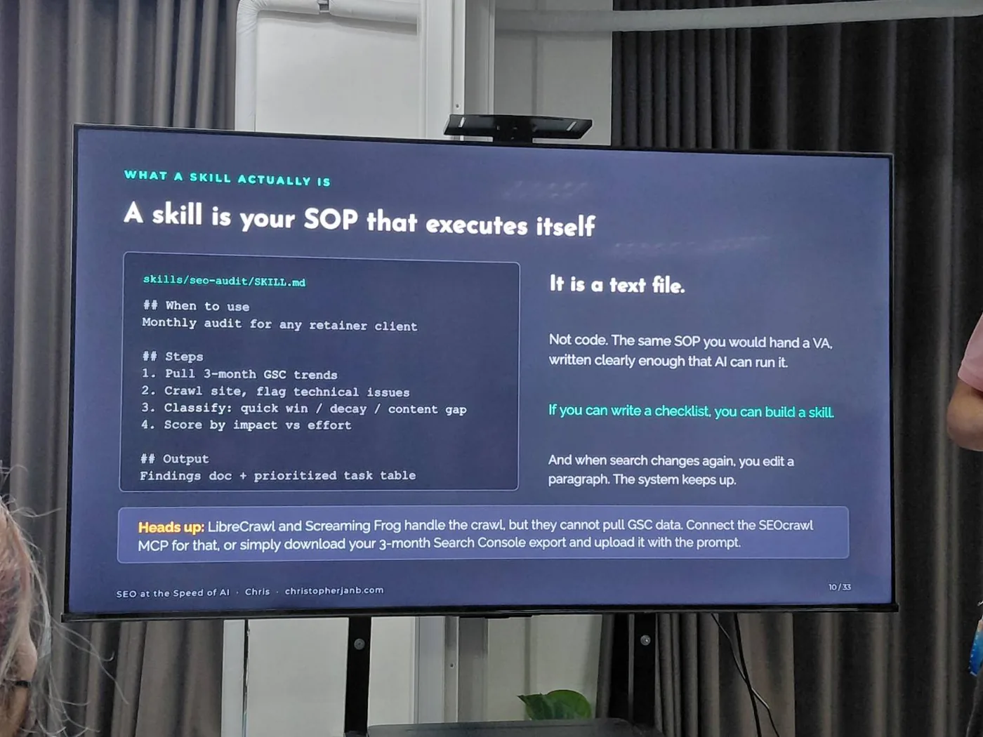 SEO監査に適用するSkillsについての講演スライド